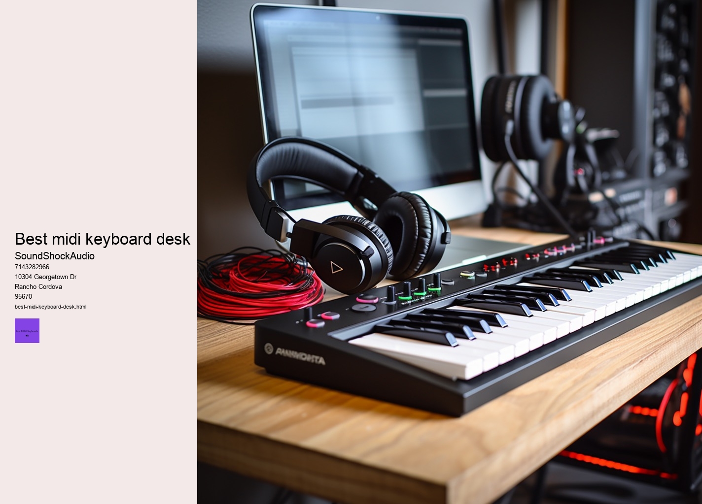 best midi keyboard desk