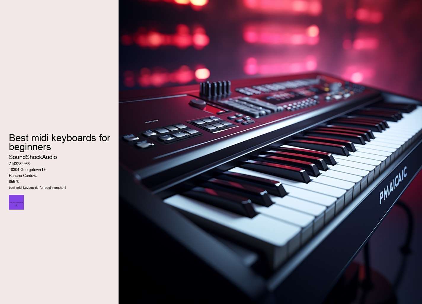 best midi keyboards for beginners