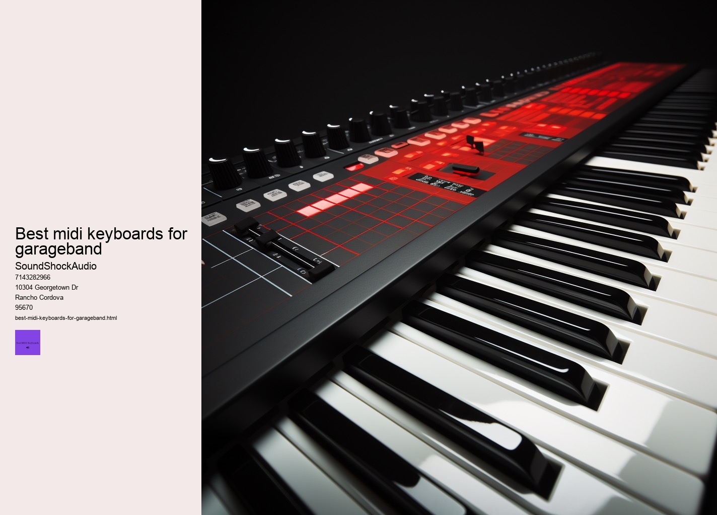 best midi keyboards for garageband